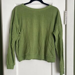 Jungmaven Green Crew Neck Sweater